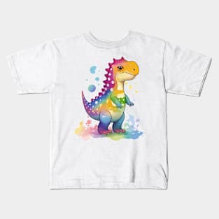 Dinosaur - Colorful Animals Kids T-Shirt